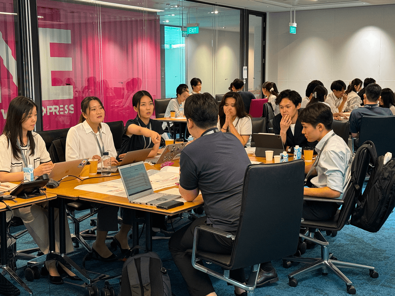 Scenes from the 'Chart the Course' program